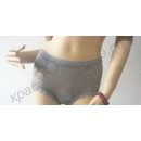 Корректирующие турмалиновые кружевные трусы с завышенной талией  